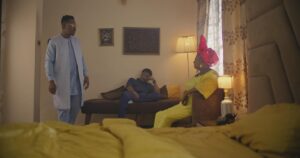 Ronke Oshodi Oke Instagram - If you have seen #AjosepoMovie you will know that this scene was intense. 

Give @_timini is flowers 💐 because he ran through that monologue smoothly EVERY SINGLE  TAKE and @kayodekasum can confirm that energy in the room was electric! 

@ronkeoshodioke is a master of the art, working with her was so easy, she gave me everything I needed to be DAPO. Im grateful. 

Come out and watch AJOSEPO this weekend. I promise you’ll have an amazing time.