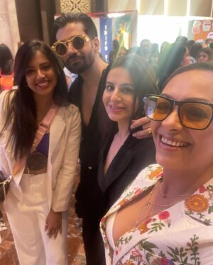 Roop Durgapal Instagram - Some moments from #bombaytimesfashionweek2023 ❤️ 
.
.
Wearing @athenalifestyle.in 
.
.
Thanks for having me @styling.your.soul 
.
.
#RoopDurgapal