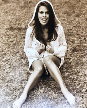Rosa Blasi Instagram - Pants are overrated.  Photo by iconic #juliestrain @freepeople hoodie (I still wear) circa 2001.