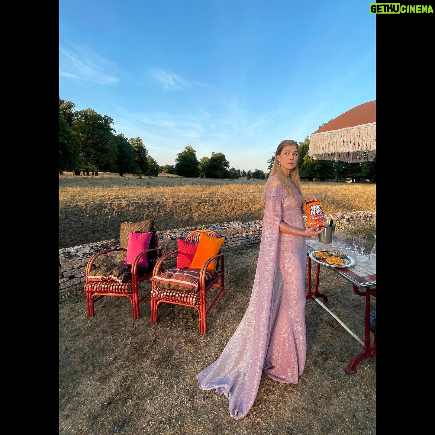 Rosamund Pike Instagram - Elspeth has always been naturally thin. She can eat whatever she wants. @saltburnfilm opens today, 17th November 2023.