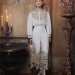 Rosamund Pike Instagram - I always love being photographed by @pierre__mouton for @dior - he always captures the essence of a moment. I love how my contemporary couture look finds connection with the walls of this renaissance palazzo through his lens.