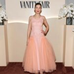 Rosamund Pike Instagram – LA DREAMING… night before the @goldenglobes . Lights of Los Angeles never fail to transfix me. A night to play in a @mollygoddard dress of dreams. We had FUN!
Styling @leithclark makeup @melaniemakeup  hair @davidebarbieri_ dress @mollygoddard jewellery @repossi shoes @jimmychoo @saltburnfilm
