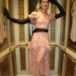 Rosamund Pike Instagram - You know when you just don’t want to be disturbed and you’re supposed to go to a party @erdem @leithclark @amanda.grossman @davidebarbieri_ @debeersofficial