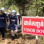 Rosamund Pike Instagram – The teams of deminers I met with MAG in Cambodia are driven by an incredible determination to give their communities back a life of safety, decades after conflict has ended. They all know someone who has been affected by landmines; many have responded to urgent calls from their communities when a landmine has been found. These brave and highly trained people (many of them women) have to be there to respond in an emergency, when unexploded ordnance is found near a school, in someone’s garden, or on someone’s farm. 

Today is the last day any donation will be doubled by a generous MAG supporter, making double the difference for families in Cambodia. Your gift of £30 (doubled to £60) could help our team clear deadly landmines from 30 metres squared of land. Link in my bio – and THANK YOU ❤️