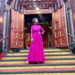 Rosamund Pike Instagram – Lately in New York. Celebrating @mariagraziachiuri and @dior. Honouring the badass partnership between Maria Grazia Chiuri and @karishmaswali77 – their work together building the @chanakya.school of embroidery is truly inspiring – supporting traditional crafts and ensuring that women as well as men are trained to do these specialist art forms at the highest level.  They are truly voices for innovation and exchange…

First two photos by @charlietaylorstudio