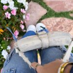 Rosie McClelland Instagram - Denim on denim 🩵🌴 #la #travel thank you @langhampasadena for hosting us x