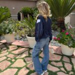 Rosie McClelland Instagram - Denim on denim 🩵🌴 #la #travel thank you @langhampasadena for hosting us x