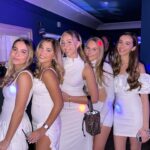 Rosie McClelland Instagram - White Outfit Party 🤍 Watch full YouTube video now (link in bio) #party