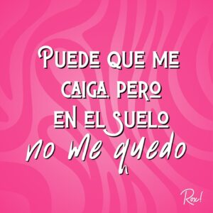 Roxana Castellanos Instagram - Puede que me caiga, pero en el suelo NO me quedo ✨

#frasedeldia #Rox #Jueves