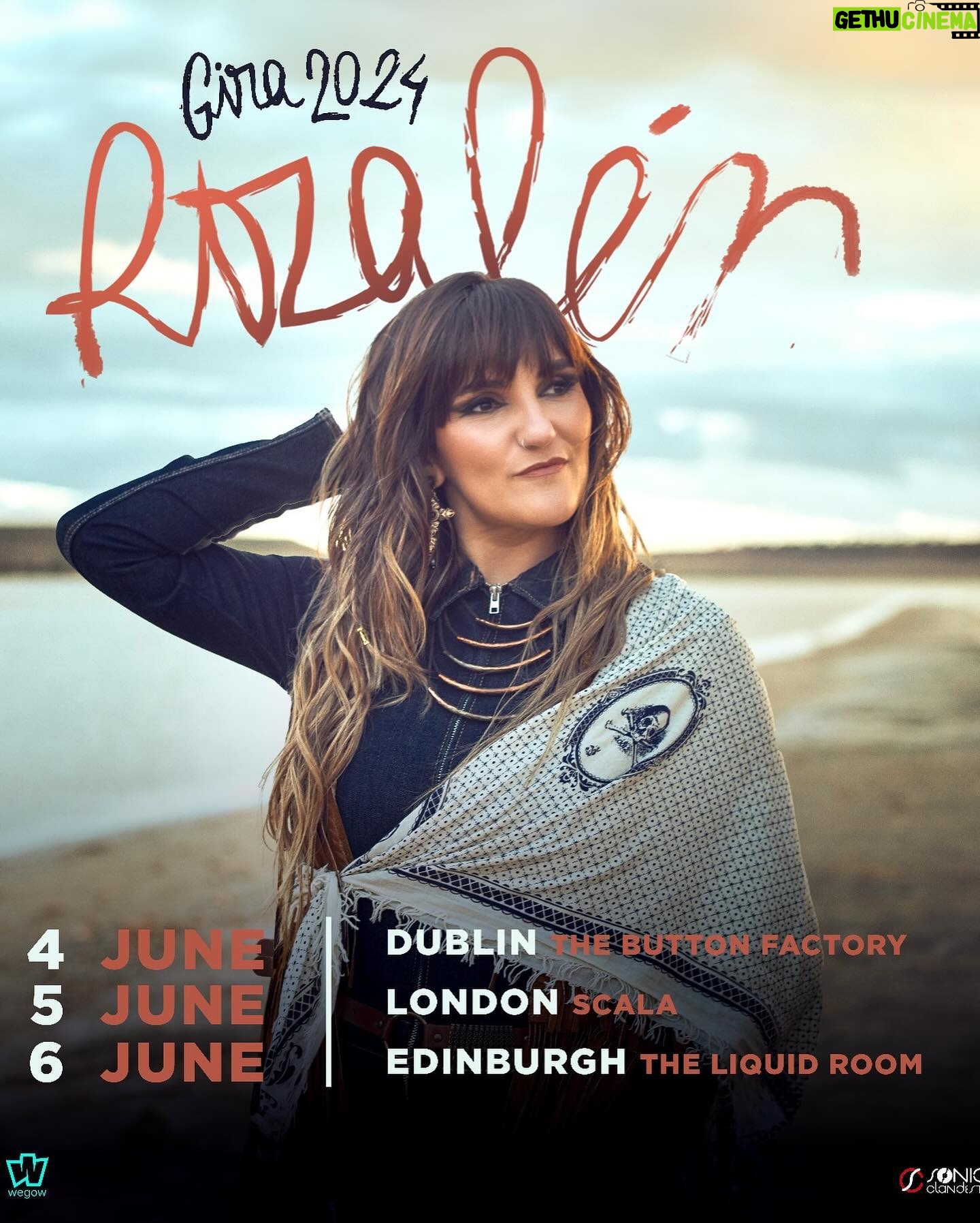 Rozalén Instagram - Y MÁS Y MÁS Y MÁS!!!!!! 💃🏻🔥💃🏻 Después de unos cuantos años… VOLVEMOS a DUBLIN, LONDRES y EDIMBURGO en junio! Lo que yo os diga, esta semana me da algo 🤣🙌 VAMOOOOOOSSSSSS!! #Rozalén #GiraEuropa #ElAbrazo
