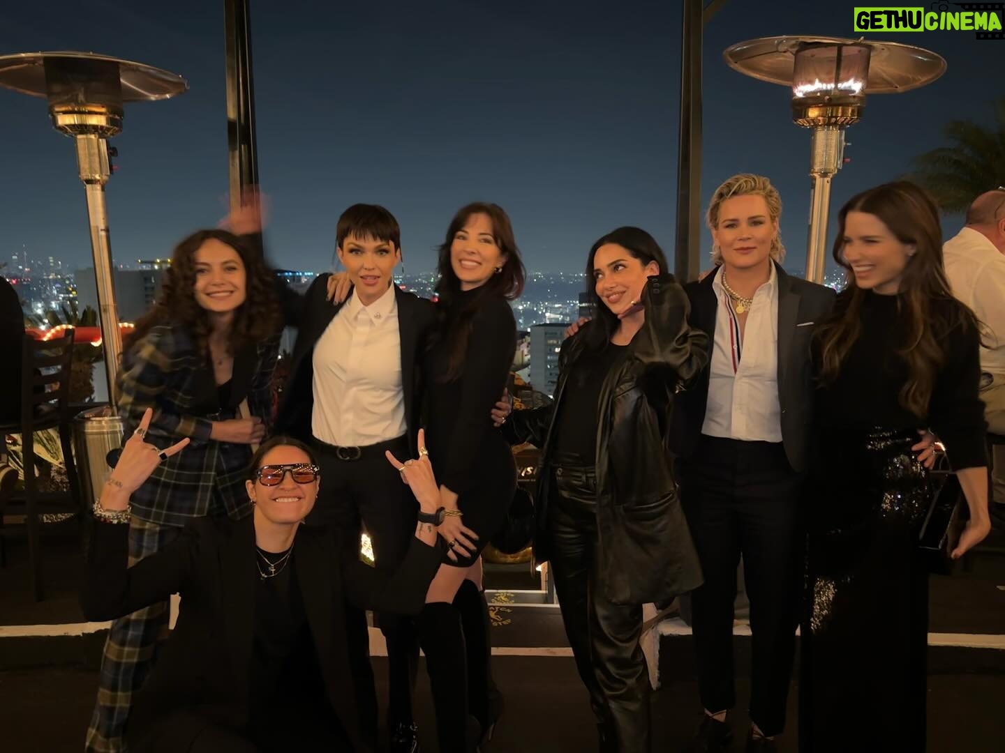 Ruby Rose Instagram - The night we rowed to the magic castle in sushi boats.