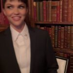 Ruby Rose Instagram – The night we rowed to the magic castle in sushi boats.