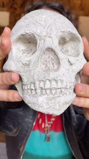 Russell Brand Instagram - Is Good Friday a good time to admit life is hard? And what’s the relevance of the skull!? #goodfriday #easter