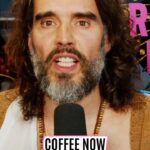 Russell Brand Instagram - NOW they’ve crossed a line☕ #WEF #Davos #co2 #emissions #climatechange #news #coffee