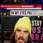 Russell Brand Instagram - Was Rishi prepared for THIS question on @gbnews ? A clip from my show, keep watching on episode 307 of Stay Free #politics #news