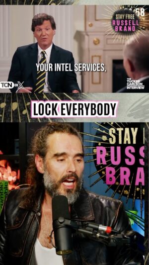 Russell Brand Instagram - From WHOdunit to YOUdunit👀 #pipeline #tuckercarlson #interview