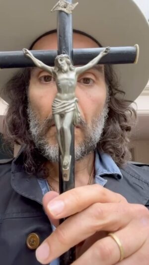 Russell Brand Instagram - First week as a Christian and the biggest challenge has been…

#baptism