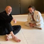 Russell Brand Instagram - I learned the correct way to get out of Lockdown - not that one! Thanks @chriscleere 🥋 #brazilianjiujitsu #bjj