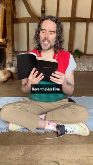 Russell Brand Instagram - Happy Easter - So... If you’re going through hell (!!) is HOPE coming? #christianity #easter