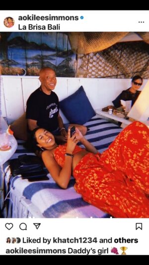 Russell Simmons Instagram - look back at last time the queen was here ❤️ love her /love them both so much  and im proud beyond all limits  look what God did  @aokileesimmons @mingleesimmons  ##lucky #blessed #girldad