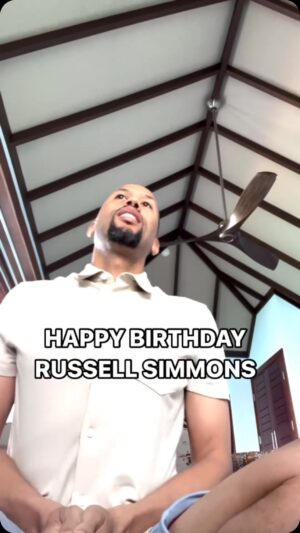 Russell Simmons Instagram - this is out of control  i have been saying over and over its not my bday  but  this is ridiculously funny 😂 

affion you fucker  i dont sound  like that 😂 do i?