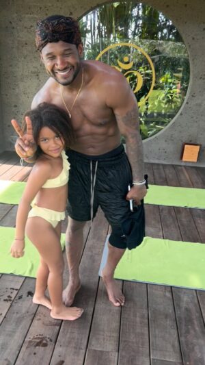Russell Simmons Instagram - ❤️Morning  flow with a bunch of really happy Bali friends  the generosity of spirit  exuded by my friend @usher was amazing  Fyi  people were / are always so happy to be in his presence ...so when i / they practice with him its a honor and privilege  but the presence and attention he gives to each person is a gift  its tough to be present with so many of us " fans"  each one of us demanding presence and focus  its rare that a person can give so much w/ out it draining his energy ... His quote when asked about the energy needed to accommodate so many was God " Its not me giving its God through  me  so it easy " ❤️ this is pure yoga