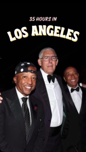 Russell Simmons Instagram - So much fun and love  32 hours on the ground  seeing loved ones and celebrating my friend  lyor cohen  now ... back home to yoga vegan disneyland ❤️