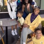 Russell Simmons Instagram - Watching my bff raise my God children August and Berlin has been a great pleasure The movie is just starting fyi for those who care... Porshe and her husband were engaged in August in Berlin 😘 proud of you @porschethomas ❤️ also i pic is @djcassidy and @rebeccakreisman