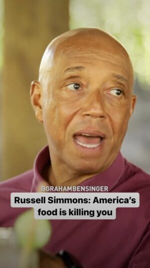 Russell Simmons Instagram - at 66 my friends are dying at an alarming rate  all are dying way too young and the no 1 reason is diet consider changing your diet  it will raise your quality of life while adding years to it  love you ❤️ fyi  @grahambensinger caught me  @gdasbali eating gluten free pancakes 🙏🏾