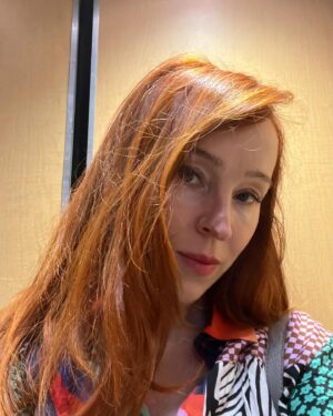 Ruth Connell Instagram - Moma got her hair did 

 @sashairsalon