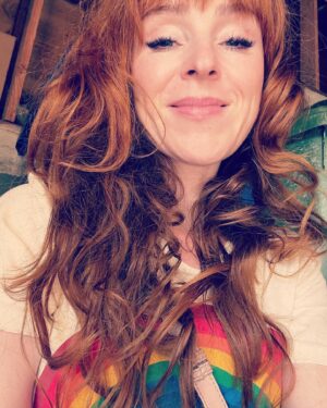 Ruth Connell Instagram - Tbt and today 🌈 #pridemonth ❤️