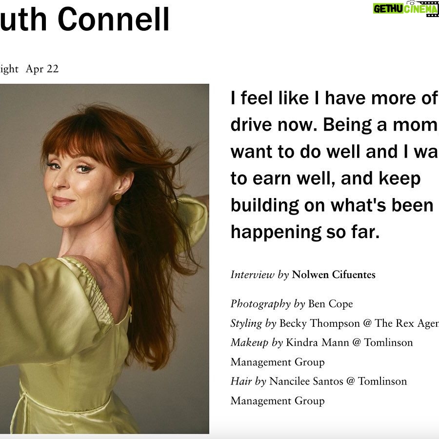 Ruth Connell Instagram - @july__mag Interview by @nolwencif Photography by @ben_cope Styling by @stylebybek Makeup by @kmannmakeup Hair by @nancileesantos
