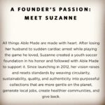 Ruth Connell Instagram - Football (ok “soccer” y’all) has been a huge influence in my life since I was merely a twinkle in my Dad’s left kick. In support here of all the Women’s World Cup’s to come and especially @ablemade who’s sports clothing line gives back in amazing ways ⚽️ PS the t-shirt fabric feels amazing I hope you get to try 🖤 *All things Able Made are made with heart. After losing her husband to sudden cardiac arrest while playing the game he loved, Suzanne created a youth soccer foundation in his honor and followed with Able Made to support it. Since launching in 2012, her vision raises and resets standards by weaving circularity, sustainability, quality, and authenticity into purposeful collections that are more gentle on the planet, generate local jobs, create healthier communities, and give back ⚽️