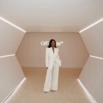 Ryan Destiny Instagram - Beautiful show @off____white @ibkamara 🖤 so happy to have been there to witness and get to wear this suit. thank you :)