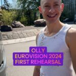 Rylan Clark Instagram – Came for the UK rehearsal bts, stayed for all of the slaying 🔥 #Eurovision2024