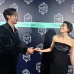 Ryoko Yonekura Instagram - ロウンさんともお会いできて、久しぶりに韓国語をちょびっと話せました！ 한국어를 많이 잊었다😅 @tiffanyandco @ewsbdi #멋지다 #素敵な出会い #楽しい会話