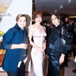 Ryoko Yonekura Instagram - I am very honored to meet them at this party. We talked about See you next time in Italy! @fendi @silviaventurinifendi @delfinadelettrez #palazzofendiomotesando