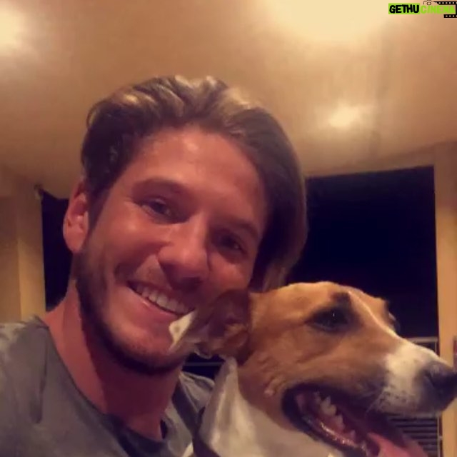 Sébastien Dubois Instagram - Ma new dog that i found abondonne in the street his name is "valentino" 🐶🐶🐶🐶