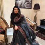 Sabnam Faria Instagram - I’ll stop wearing black, when they make a darker color.