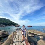 Sabnam Faria Instagram - Let the sea set you free… #noEdit #nofilter #kohtao #kohtaoisland #mangoviewpoint #mangobeach #thailand #thailandtravel #thailand🇹🇭
