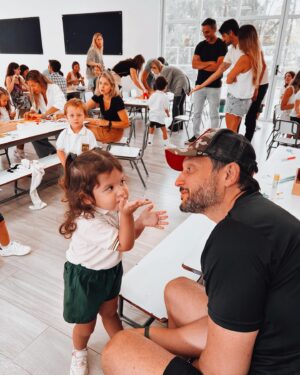 Sabrina Garciarena Instagram - 💘Mia 
Primer día de clases K4
@germanpaoloski