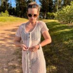 Sabrina Garciarena Instagram - Amo el campo 🌾🫶 @justapetra 🤍✨🐚💙🪻