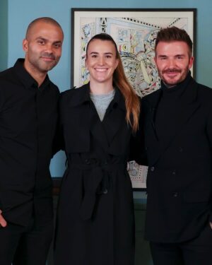 Sabrina Ionescu Instagram - Bringing the stars together in Paris! 🤩

#NBAParis 🇫🇷