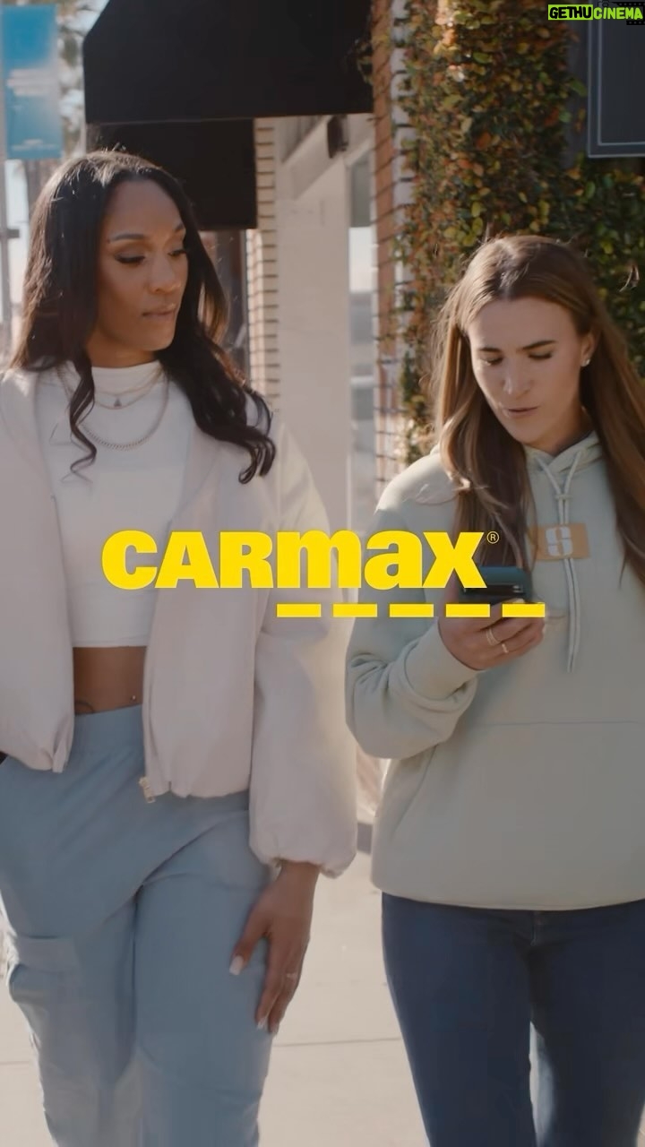 Sabrina Ionescu Instagram - Settling for a car that doesn’t match the photos, is never fine. Just ask @sabrina_i. Featuring @aja22wilson and @sbird10. #carmaxpartner