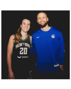 Sabrina Ionescu Instagram - History was made! 
Being able to compete alongside my friend, mentor, and one of my idols @stephencurry30 will be a moment I’ll never forget🙏🏼 
Blessed to continue to grow the game and inspire!