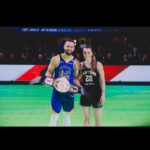 Sabrina Ionescu Instagram - History was made! Being able to compete alongside my friend, mentor, and one of my idols @stephencurry30 will be a moment I’ll never forget🙏🏼 Blessed to continue to grow the game and inspire!
