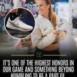 Sabrina Ionescu Instagram - @sabrina_i joined rare company when she launched her signature shoe with Nike earlier this year. In her own words, the @nyliberty star lets us in on how life has been since. 🔗 More at the link in bio.