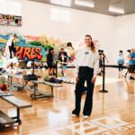 Sabrina Ionescu Instagram - Opening the doors to a refreshed space for the next generation of hoopers 🙌 A big thank you to @sabrina_i, @si20foundation, @slam & #2KF for continuing to grow youth basketball 🏀