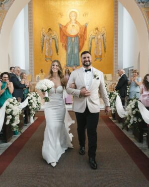 Sabrina Ionescu Instagram - March 10, 2024🤍
The day I got to marry my best friend, my other half.
The best day of my life. 
I love you, always and forever ❤️