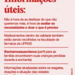 Sabrina Sato Instagram - Compartilhando aqui o post da @obvious.cc e mais algumas informações de como continuar ajudando!!! O que doar: - Água Mineral (extrema importância) - Alimentos - Produtos de Higiene - Roupas (de todos os tamanhos) - Lençóis - Colchões - Coletes Salva Vidas - Mamadeiras Saiba como e para quem doar ⤵️ CORREIOS A partir de 2ª Feira, 06/05, as agências dos @correiosBR nos estados de SP e do Paraná receberão doações de alimentos não perecíveis da cesta básica, produtos de higiene pessoal, material de higiene seco e itens de vestuário. CUFA - Central Única das Favelas A @CUFA_Brasil Central Única das Favelas está recebendo doações de roupas, alimentos, itens de higiene pessoal e cobertores em endereços da grande São Paulo e da Baixada Santista. Doações em dinheiro: PIX doacoes@cufa.org.br GOVERNO DO ESTADO O Governo do Rio Grande do Sul também reativou o canal #SOSRioGrandeDoSul, que recebe doações em dinheiro para ações realizadas pelo estado. Doe pelo Pix: 92.958.800/0001-38